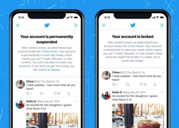 Twitter sta testando nuovi avvisi per account sospesi e bloccati