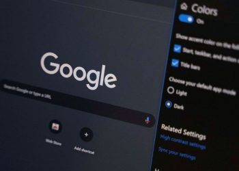 Come rimuovere lo sfondo scuro in Google Chrome?